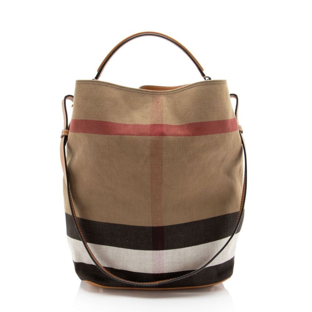 Burberry Canvas Check Susanna Bucket Bag